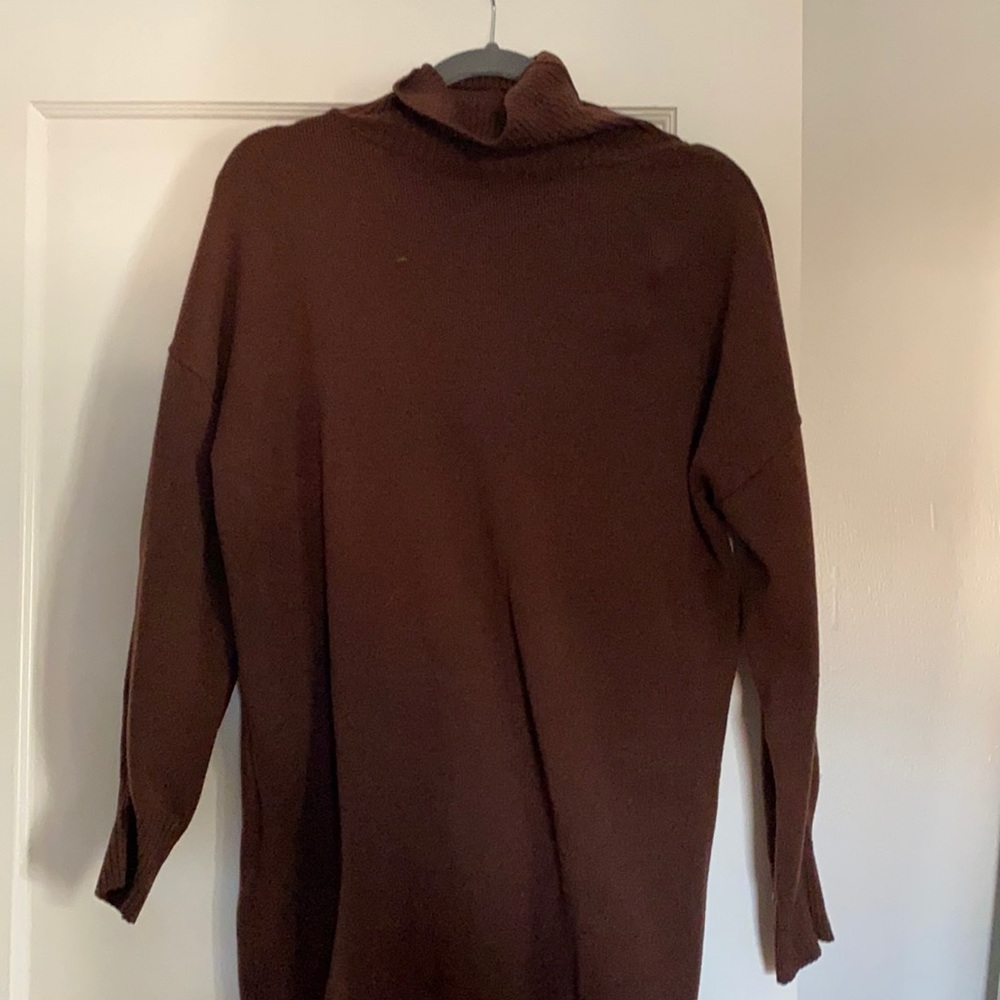 Eloquii Chocolate brown sweater tunic